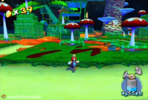Super Mario Sunshine — collectible walkthrough screenshot