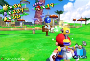 Super Mario Sunshine — collectible walkthrough screenshot
