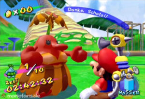 Super Mario Sunshine — collectible walkthrough screenshot