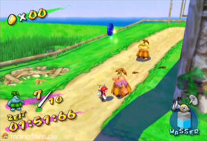 Super Mario Sunshine — collectible walkthrough screenshot