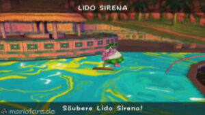 Sirena Beach — Super Mario Sunshine walkthrough route