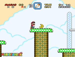 Super Mario World walkthrough screenshot