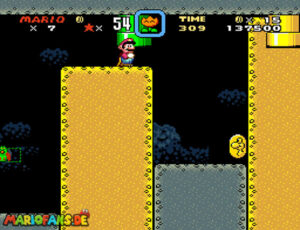 Super Mario World walkthrough screenshot