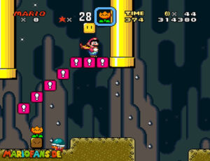 Super Mario World walkthrough screenshot