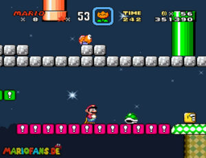 Super Mario World walkthrough screenshot