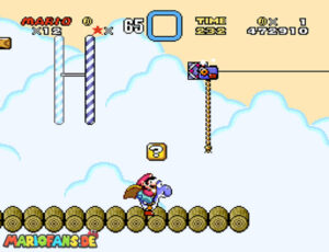 Super Mario World walkthrough screenshot