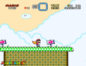 Super Mario World walkthrough screenshot
