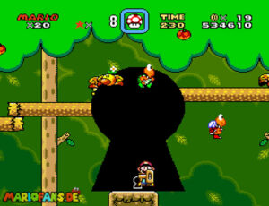 Super Mario World walkthrough screenshot