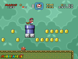 Super Mario World walkthrough screenshot
