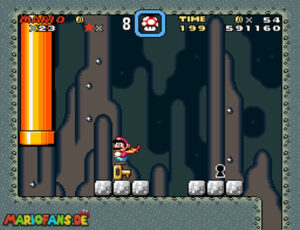 Super Mario World walkthrough screenshot