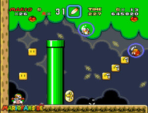 Super Mario World walkthrough screenshot