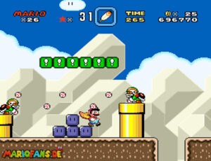 Super Mario World walkthrough screenshot