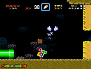 Super Mario World walkthrough screenshot