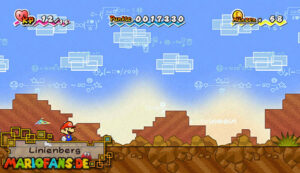 Chapter 1-2: Afoot in the Foothills — Super Paper Mario walkthrough screenshot