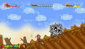 Chapter 1-2: Afoot in the Foothills — Super Paper Mario walkthrough screenshot