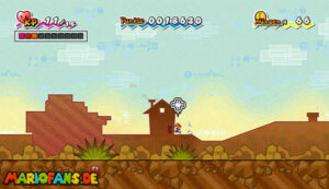 Chapter 1-2: Afoot in the Foothills — Super Paper Mario walkthrough screenshot