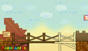 Chapter 1-2: Afoot in the Foothills — Super Paper Mario walkthrough screenshot