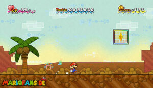 Chapter 1-2: Afoot in the Foothills — Super Paper Mario walkthrough screenshot