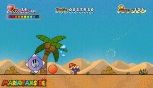 Chapter 1-3: The Sands of Yold — Super Paper Mario walkthrough screenshot