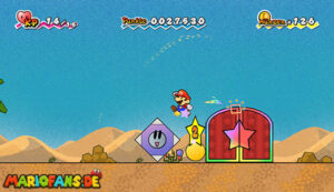Chapter 1-3: The Sands of Yold — Super Paper Mario walkthrough screenshot