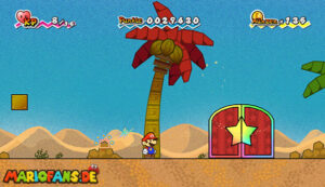 Chapter 1-3: The Sands of Yold — Super Paper Mario walkthrough screenshot
