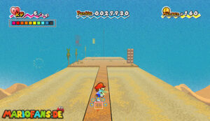 Chapter 1-3: The Sands of Yold — Super Paper Mario walkthrough screenshot