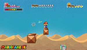 Chapter 1-3: The Sands of Yold — Super Paper Mario walkthrough screenshot