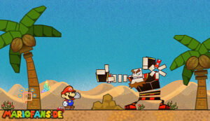 Chapter 1-3: The Sands of Yold — Super Paper Mario walkthrough screenshot