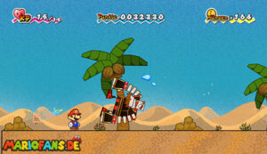 Chapter 1-3: The Sands of Yold — Super Paper Mario walkthrough screenshot