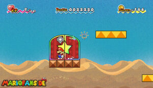 Chapter 1-3: The Sands of Yold — Super Paper Mario walkthrough screenshot
