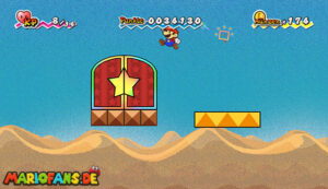 Chapter 1-3: The Sands of Yold — Super Paper Mario walkthrough screenshot