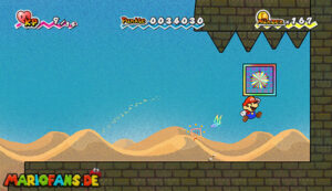 Chapter 1-3: The Sands of Yold — Super Paper Mario walkthrough screenshot