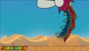 Chapter 1-4: Monster of the Ruins — Super Paper Mario walkthrough screenshot