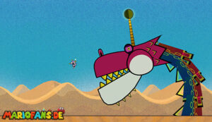Chapter 1-4: Monster of the Ruins — Super Paper Mario walkthrough screenshot