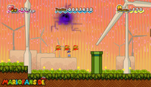 Chapter 2-1: Bogging to Merlee’s — Super Paper Mario walkthrough screenshot