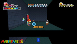 Chapter 2-1: Bogging to Merlee’s — Super Paper Mario walkthrough screenshot