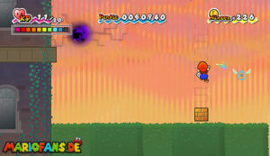 Chapter 2-2: Tricks, Treats, Traps — Super Paper Mario walkthrough screenshot
