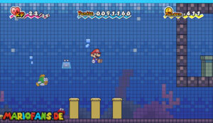 Chapter 3-2: Bloops Ahoy — Super Paper Mario walkthrough screenshot