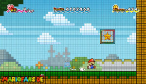 Chapter 3-3: Up, Up, and a Tree — Super Paper Mario walkthrough screenshot