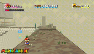 Flipside after Chapter 3 — Super Paper Mario walkthrough screenshot