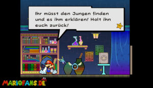 Chapter 4-1: Into Outer Space — Super Paper Mario walkthrough screenshot
