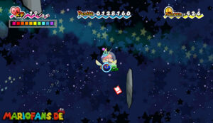 Chapter 4-1: Into Outer Space — Super Paper Mario walkthrough screenshot