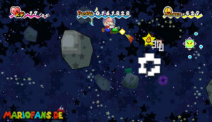 Chapter 4-1: Into Outer Space — Super Paper Mario walkthrough screenshot