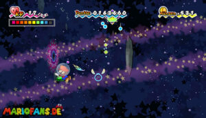 Chapter 4-1: Into Outer Space — Super Paper Mario walkthrough screenshot