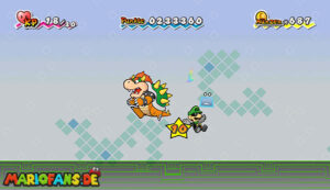 Chapter 4-4: The Mysterious Mr. L — Super Paper Mario walkthrough screenshot
