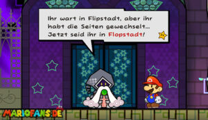 Flipside after Chapter 4 — Super Paper Mario walkthrough screenshot