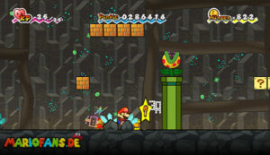 Chapter 5-3: A Crag in the Dark — Super Paper Mario walkthrough screenshot