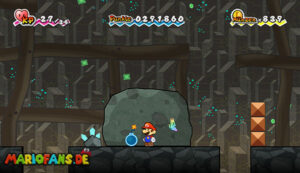 Chapter 5-3: A Crag in the Dark — Super Paper Mario walkthrough screenshot