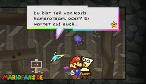 Chapter 5-3: A Crag in the Dark — Super Paper Mario walkthrough screenshot