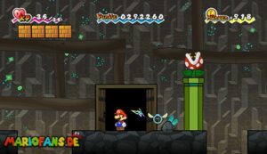 Chapter 5-3: A Crag in the Dark — Super Paper Mario walkthrough screenshot